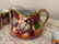 German Hand Painted Wine Set. - 3