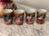 German Hand Painted Wine Set. - 6