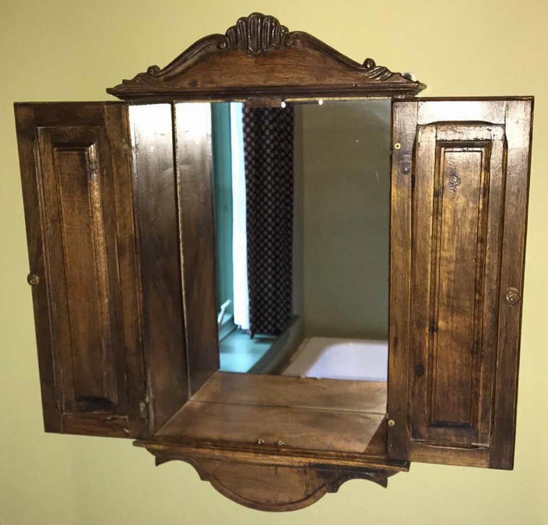 Petite French Wall Cabinet. (1 of 5)