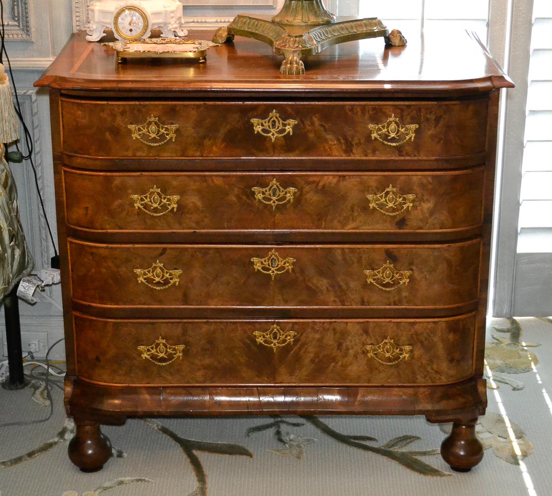 French Walnut Inlaid Chest. (1 of 7)