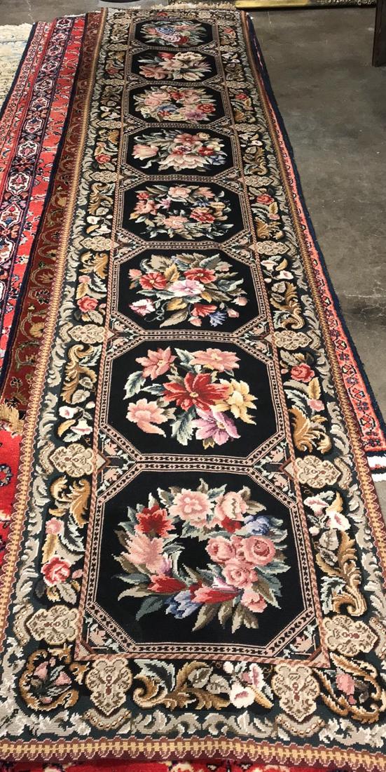 Needlepoint Floral Runner. (1 of 3)