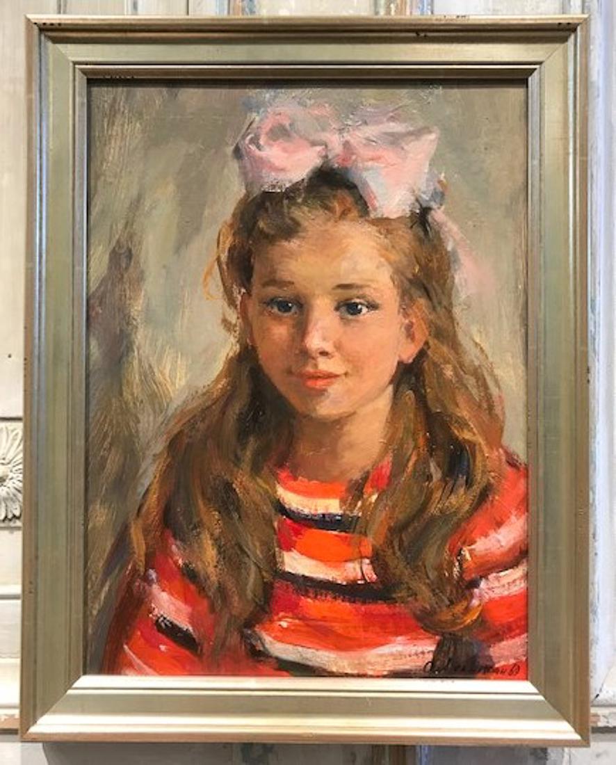 Russian Portrait Oil Painting, Signed. (1 of 2)
