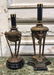 2 Petite Empire Bronze Lamps.