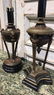2 Petite Empire Bronze Lamps. - 4