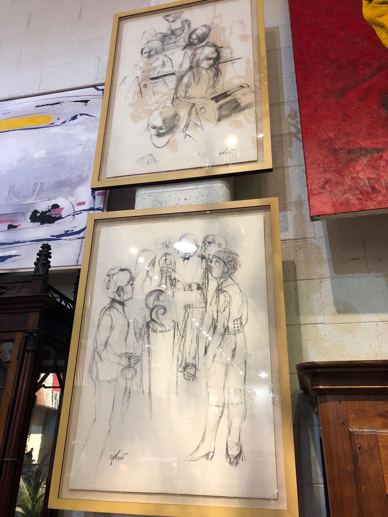 2 drawings by Ruth Gikow (1 of 3)