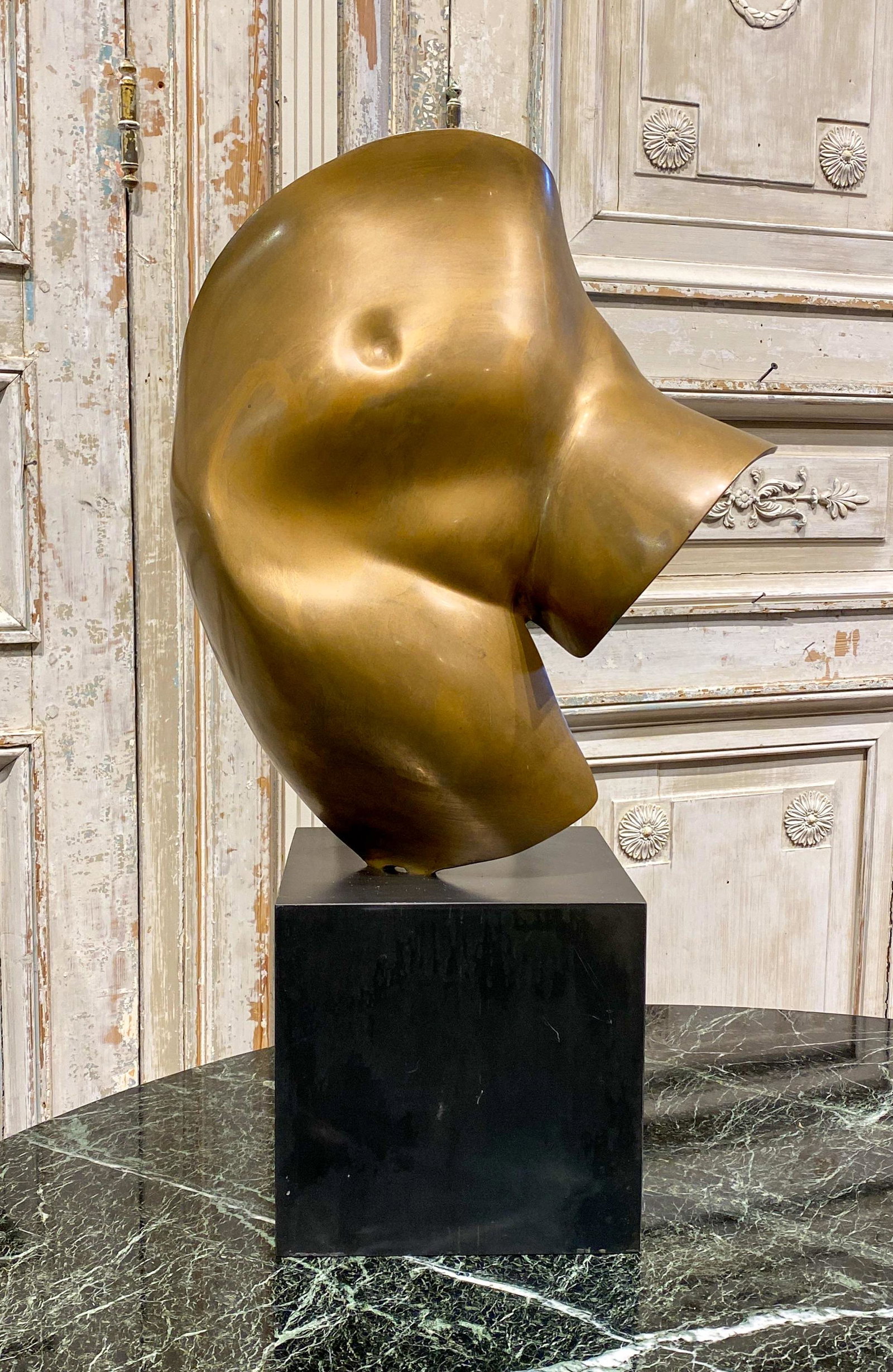 Bronze Woman's Lower Torso, By Wolf Pogzeba: Numbered 3/5 1971 See Photos For Condition 28.5x17