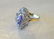 Purple Stone And Diamond Ring