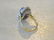 Purple Stone And Diamond Ring - 4