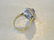Purple Stone And Diamond Ring - 5