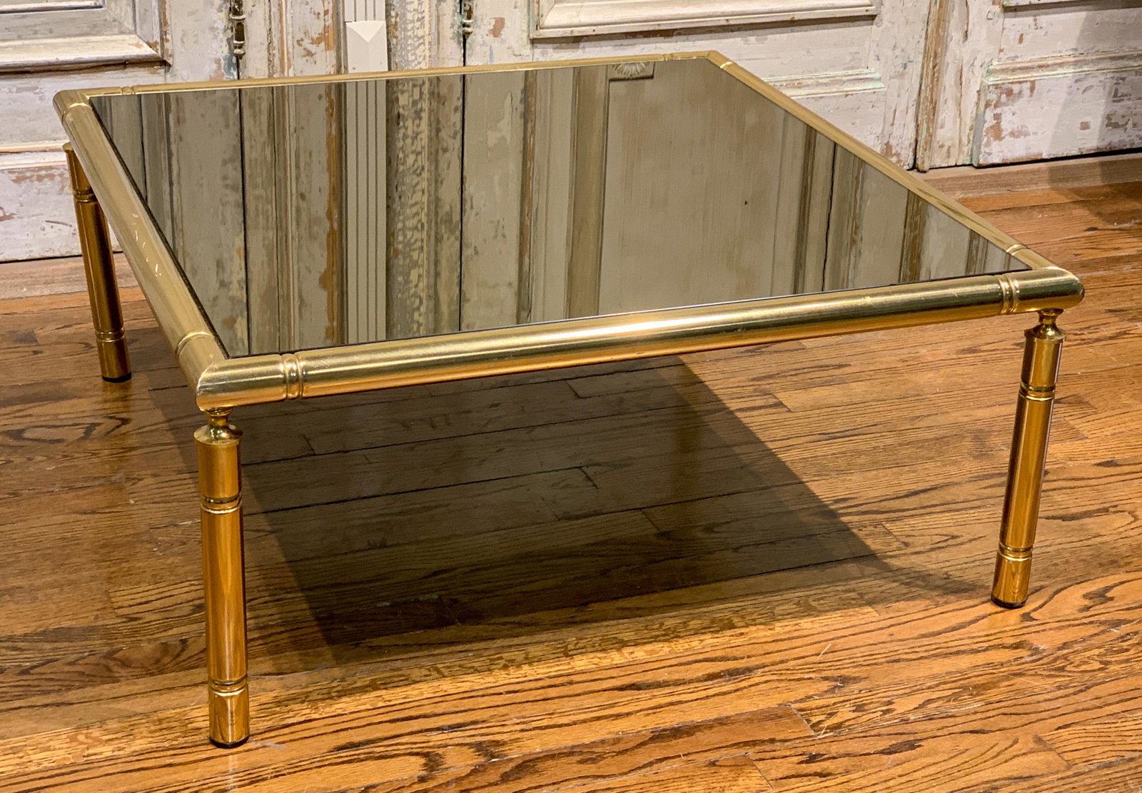 Coffee Table: Mirror Top. 33.5w X 33.5d X 14.5h