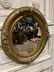 Small Antique Pair Of French Oval Mirrors - 2