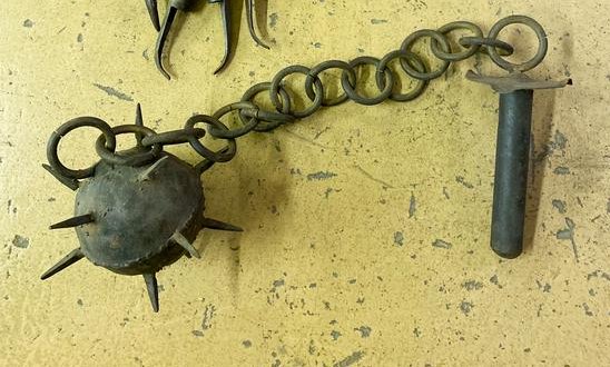 Medieval Morning Star Weapon: See photo