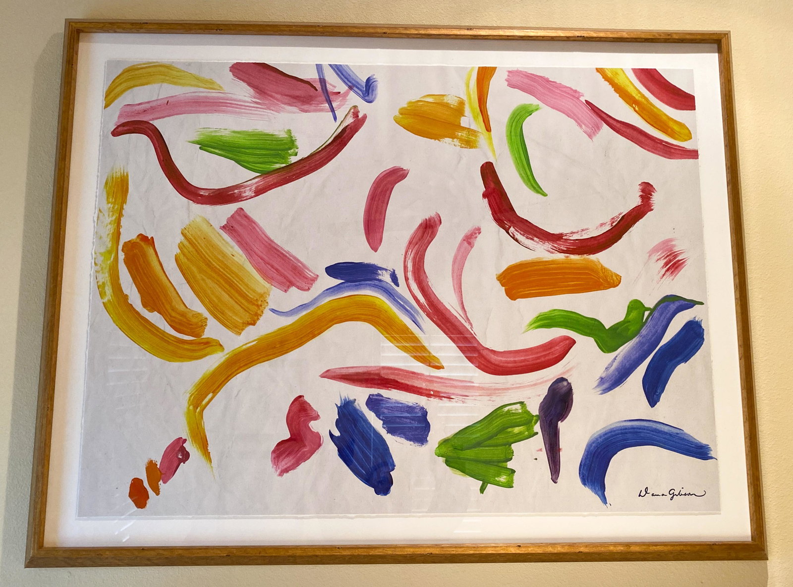 Dana Gibson Volupte Painting: On Paper; Framed & Signed 44x34