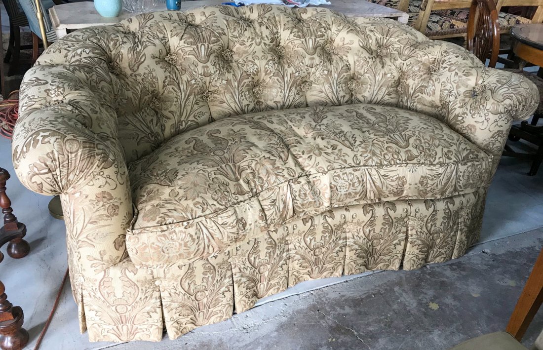 High Quality Custom Loveseat: Tufted, By Cameron Collection 77 X 38 X 28