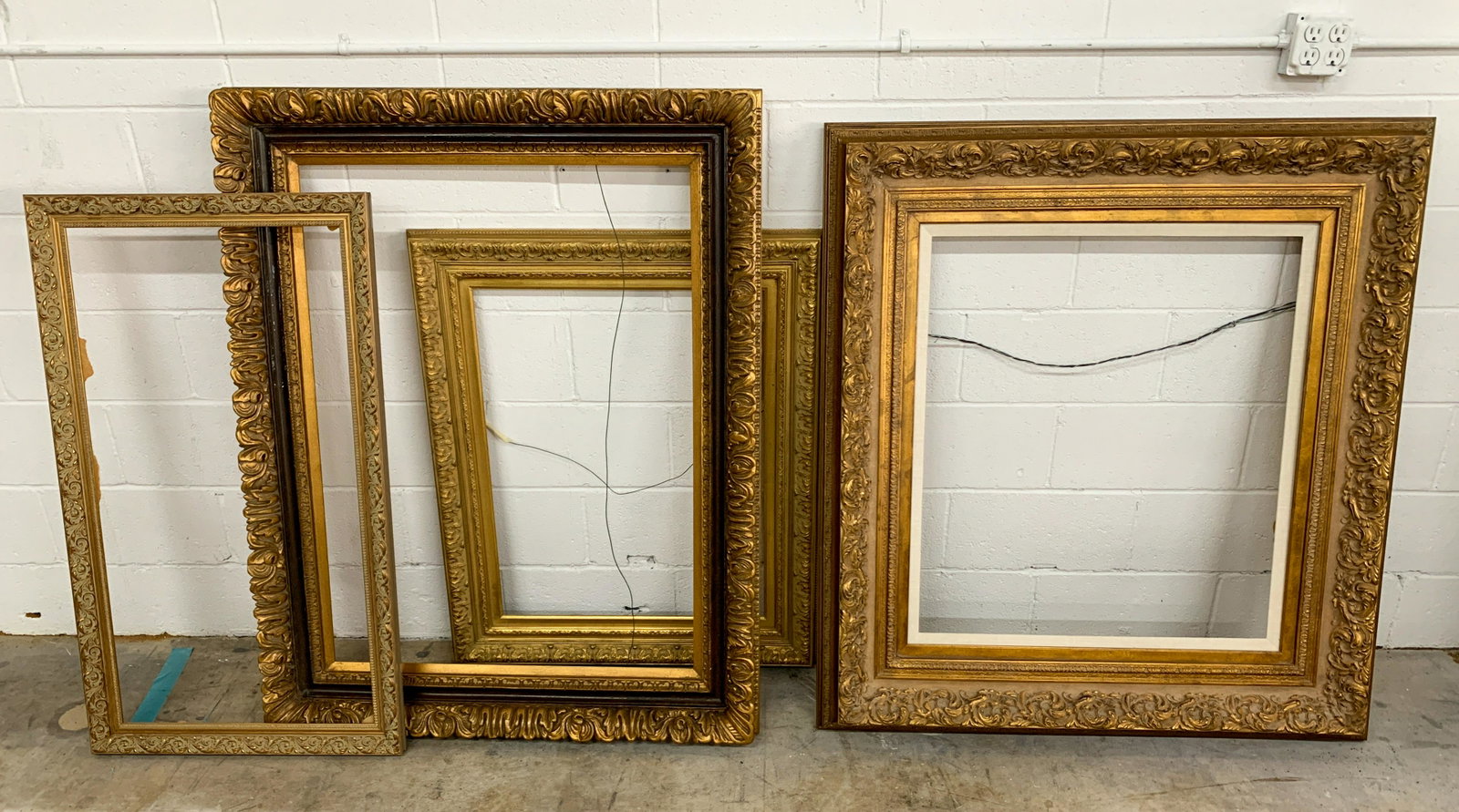 Group Of 4 Picture / Mirror Frames: 3x4