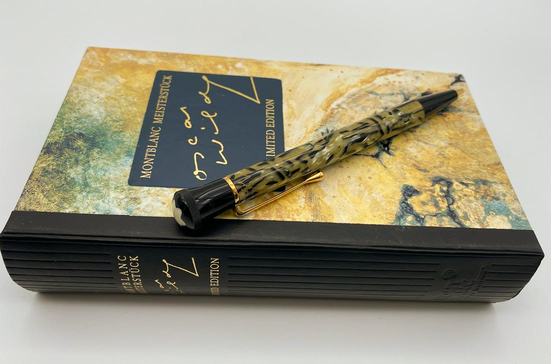 Oscar Wilde Montblanc Writing Instrument, Ltd. Edition: Very Good Condition, With Box. No Scuffs Or Scratches To The Naked Eye, But Likely Minor Microscratches. Photos Serve As Additional Condition, Please Inspect Carefully. Made In Germany Sticker Still A