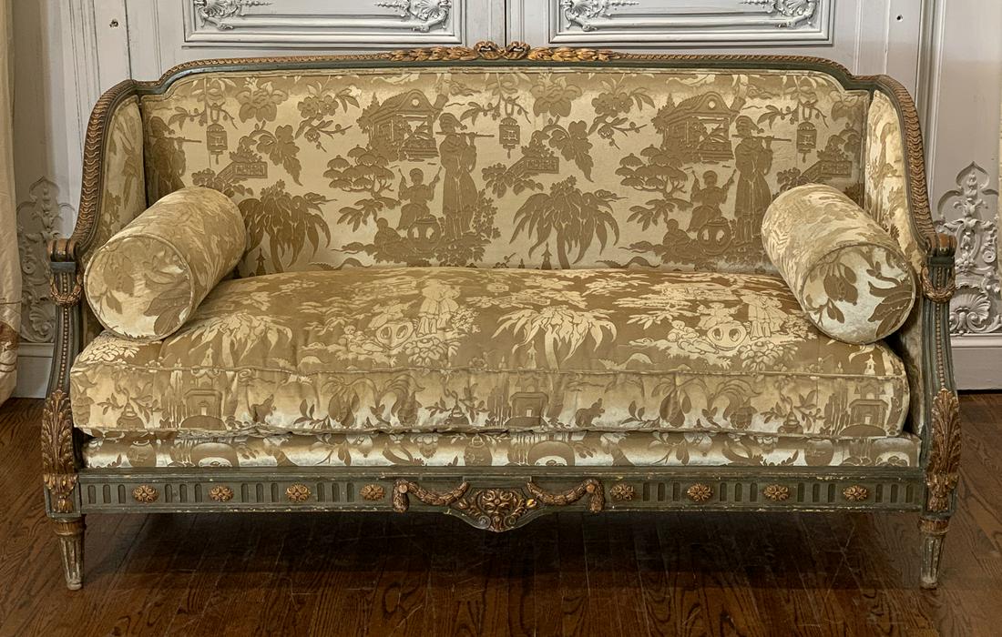 Early 20th Century French Parcel Gilt Settee (1 of 12)
