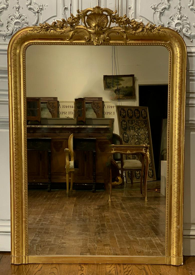 19th Century French Louis Philippe Mirror (1 of 11)