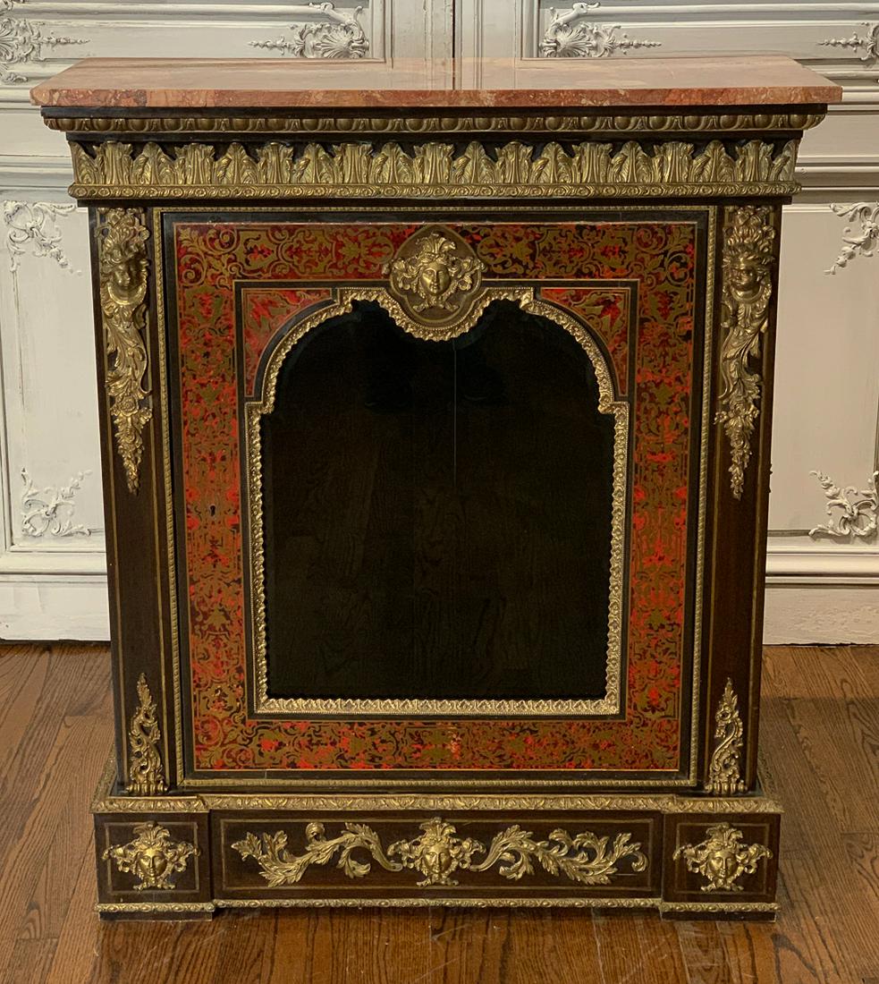 19th Century French Boulle Inlaid Cabinet (1 of 10)