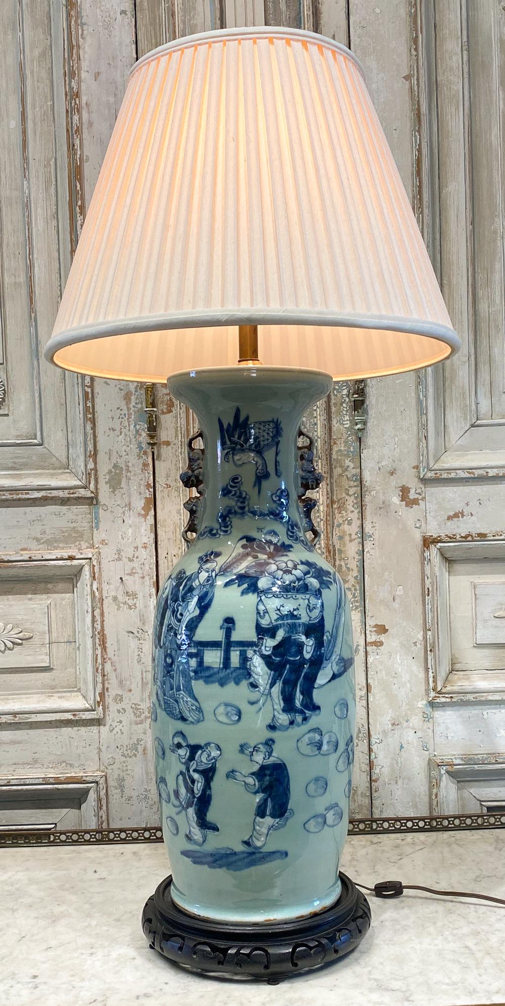 Large Chinese Vase As Lamp (1 of 9)