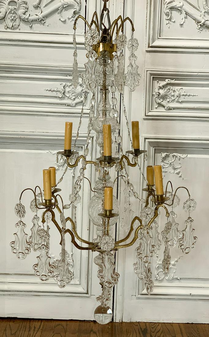 19th Century French Crystal Chandelier (1 of 13)