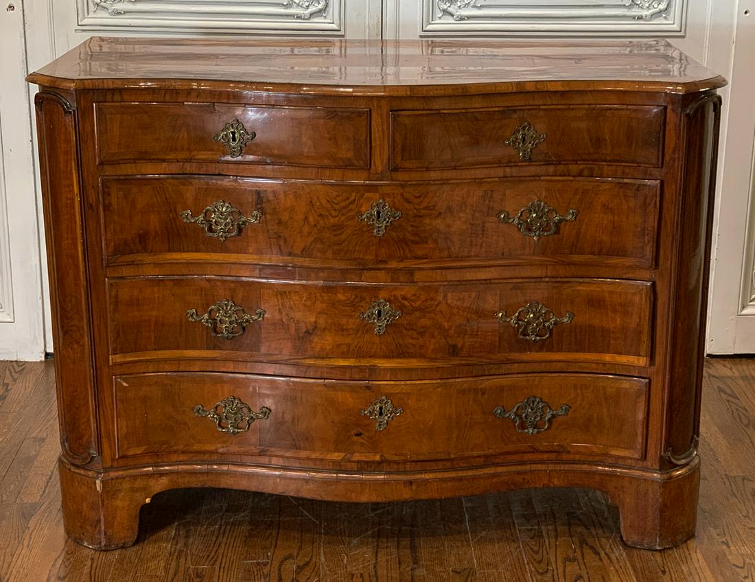 French Louis Philippe Style Parquetry Walnut Commode (1 of 12)