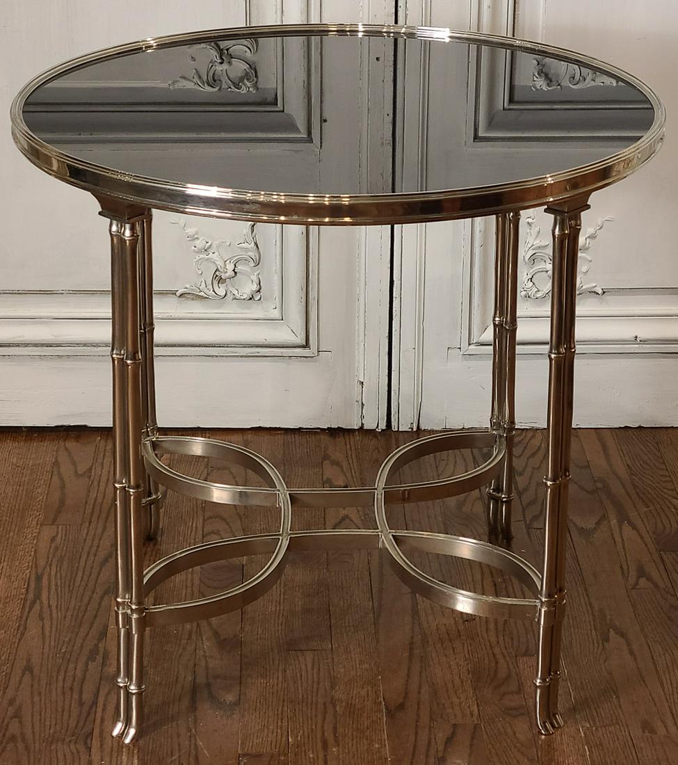 Nickel Plated Side Table (1 of 3)