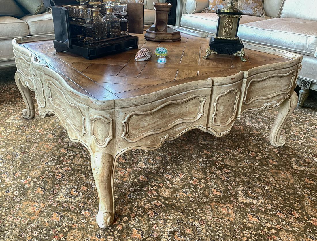 Baker Furniture French Country Style Coffee (1 of 4)