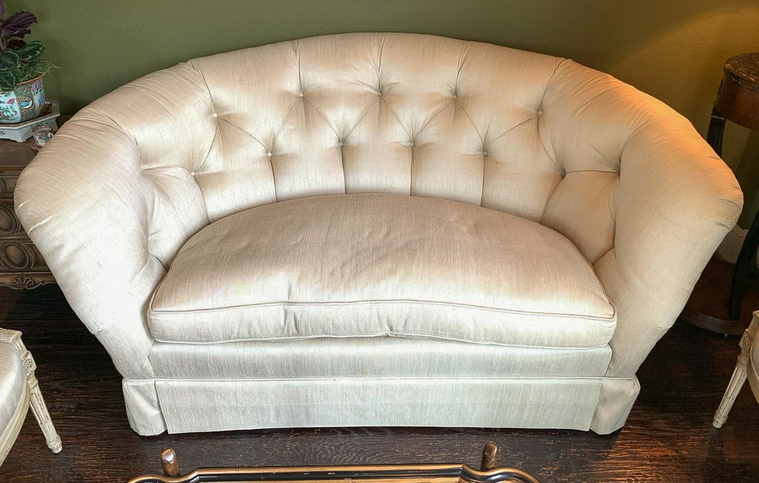 A Hollywood Regency Style Canape Sofa By Baker (1 of 2)