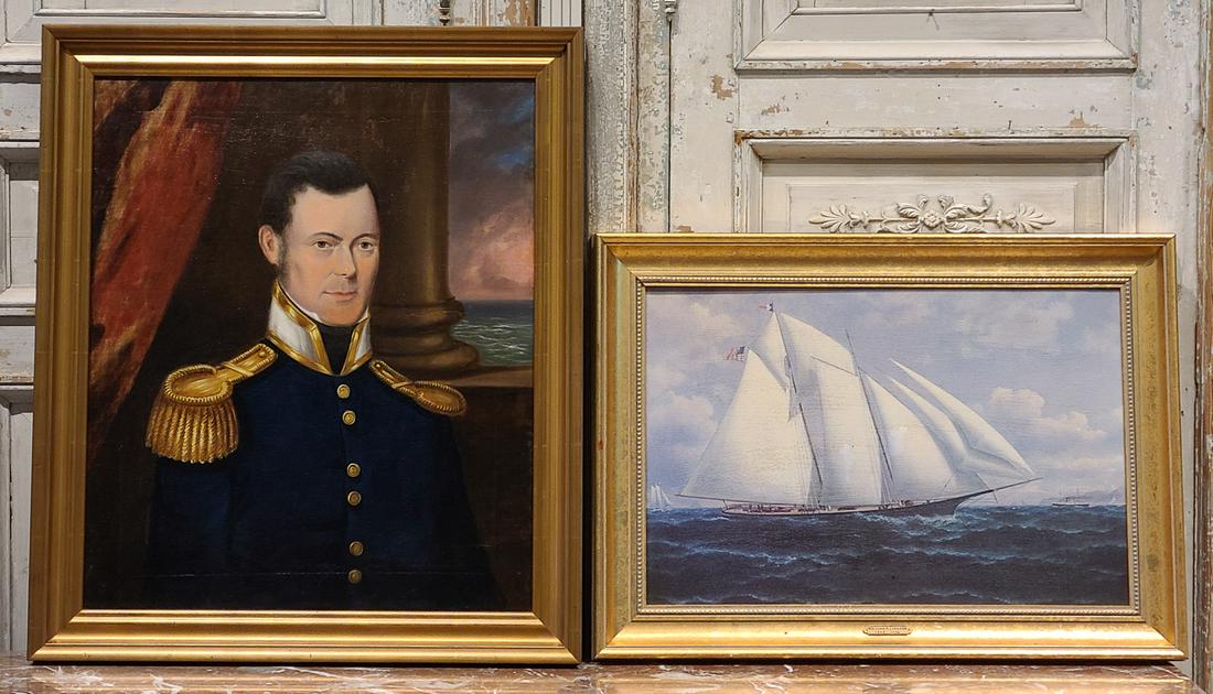 Two Nautical Themed Paintings (1 of 6)