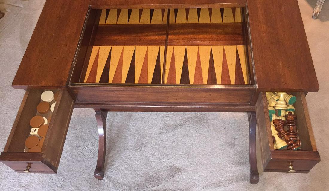 Tric Trac Backgammon Gaming Table (1 of 4)