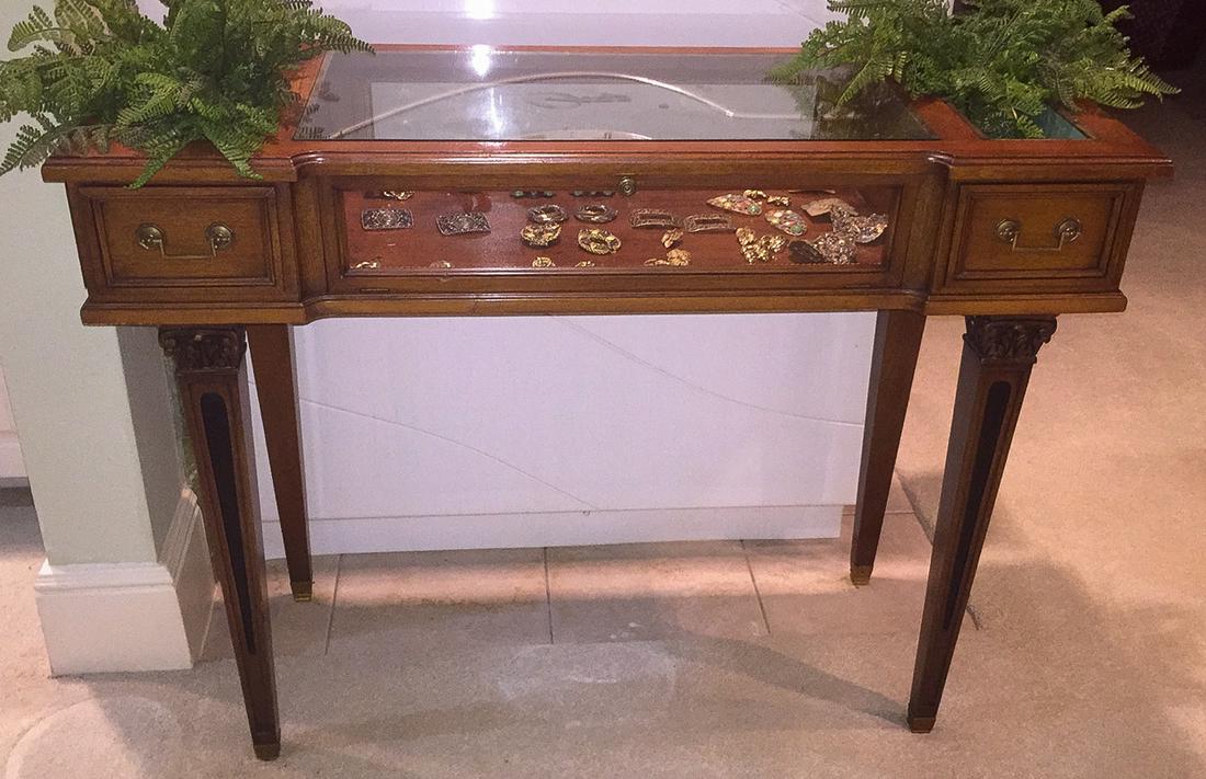 A Louis XVI Style Table Vitrine With Jardinieres (1 of 4)
