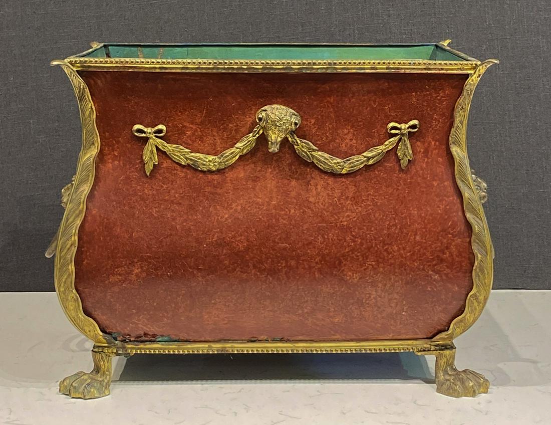 Painted Tole Jardiniere (1 of 5)