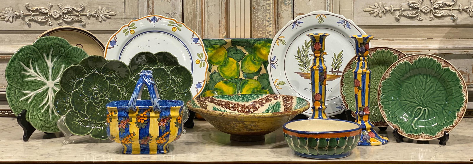 15 Piece Lot Of European Pottery (1 of 7)