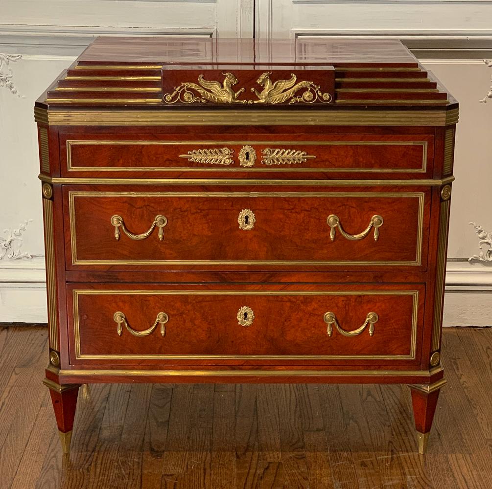 Fine Antique Russian Mahogany Commode (1 of 10)