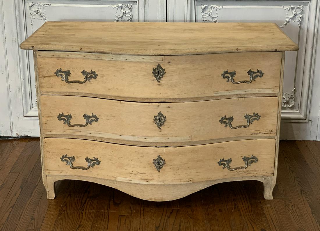 19th Century French Bleached Commode (1 of 8)