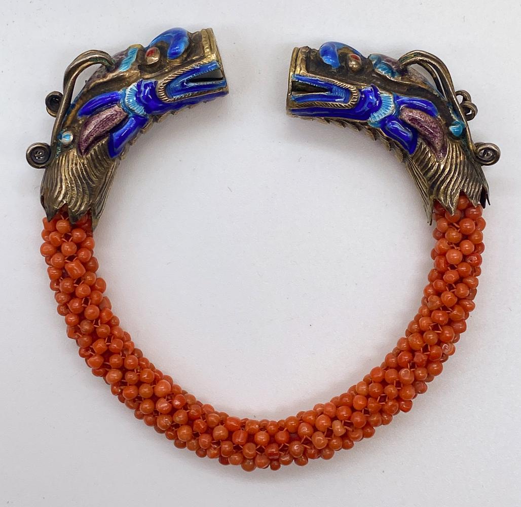 Oriental Enamel And Beaded Bracelet (1 of 6)