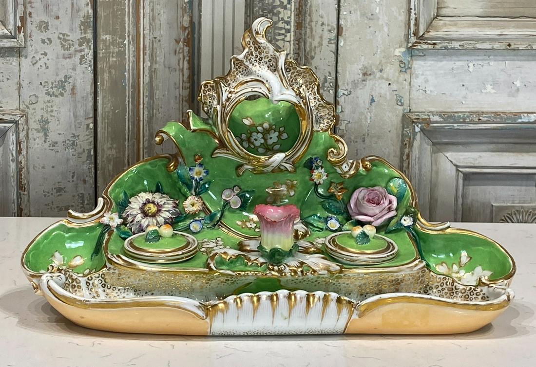 Rare Old Paris Inkwell (1 of 8)