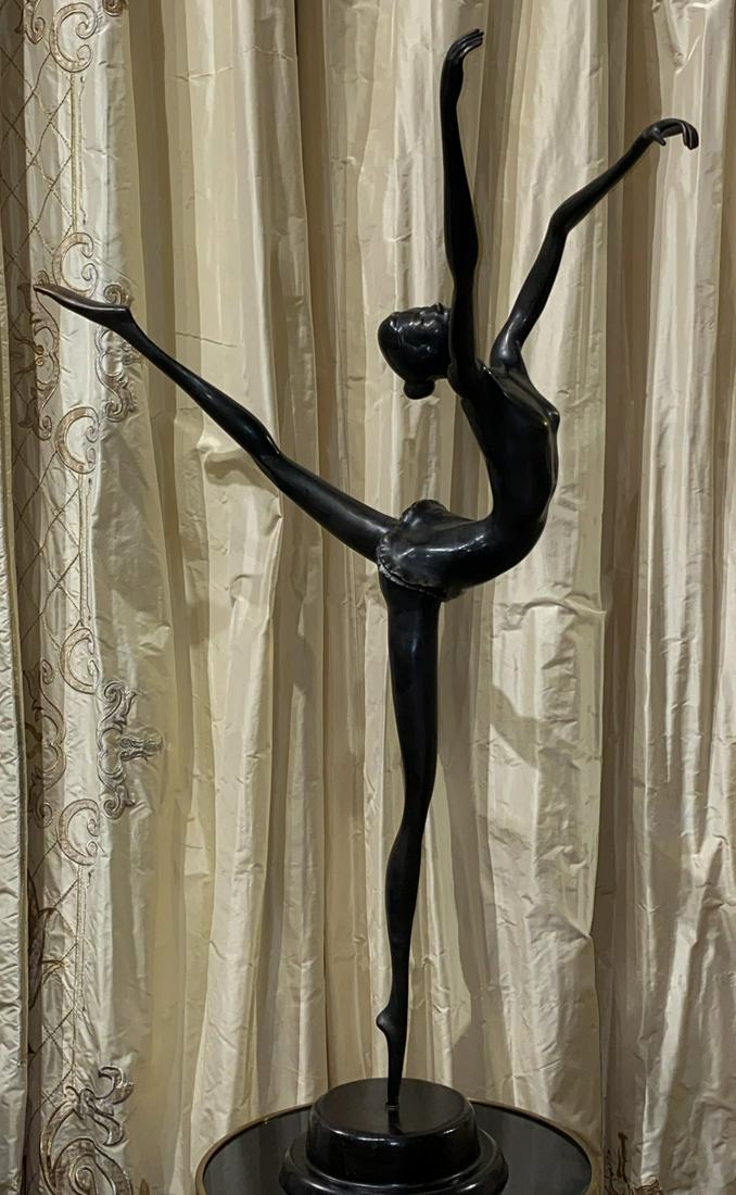 Contemporary Bronze Of Dancer, Ballerina (1 of 5)