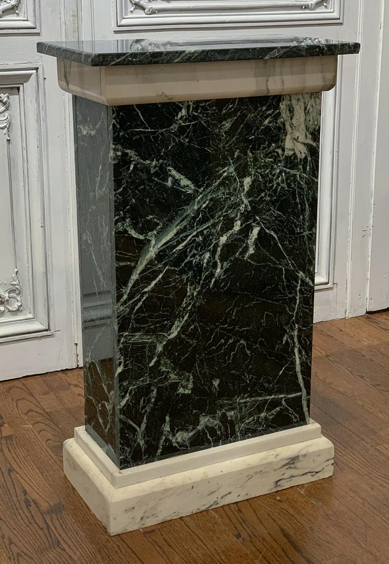 Tall Rectangular Marble Pedestal (1 of 8)