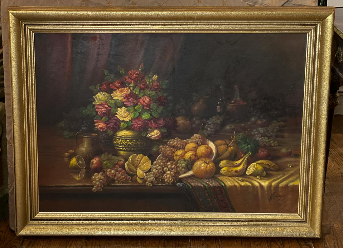 19th Century German Still Life Painting (1 of 6)