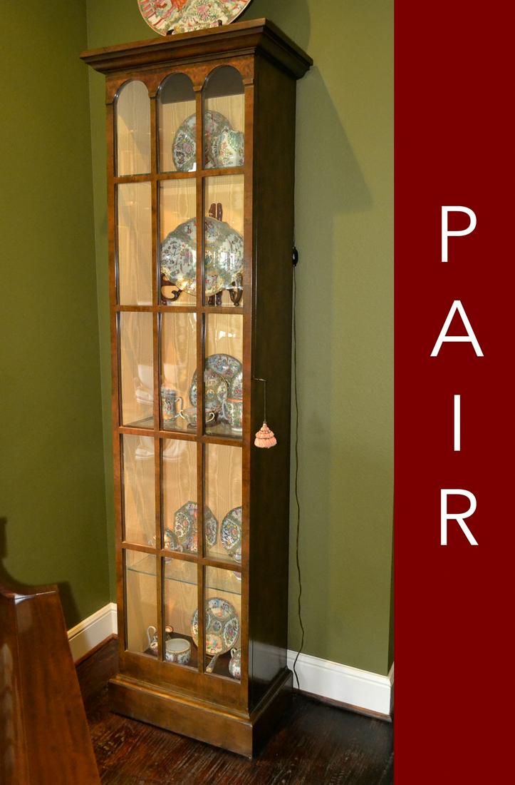 Pair Of Contemporary Display Cabinets (1 of 8)