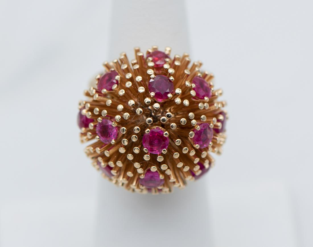 Ruser Ruby Dome Ring, Burmese GIA Rubies (1 of 12)