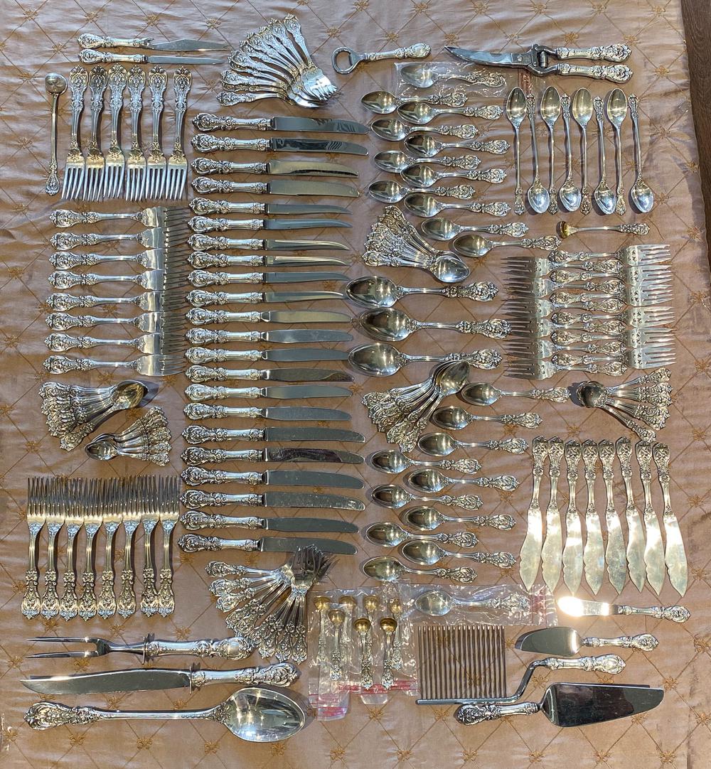 246 Pieces Reed Barton Francis I Flatware (1 of 6)
