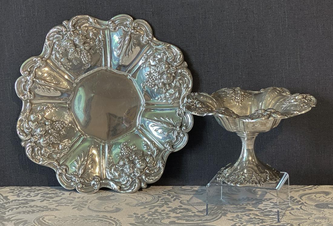Reed And Barton Francis I Sterling Tazza And Platter (1 of 5)