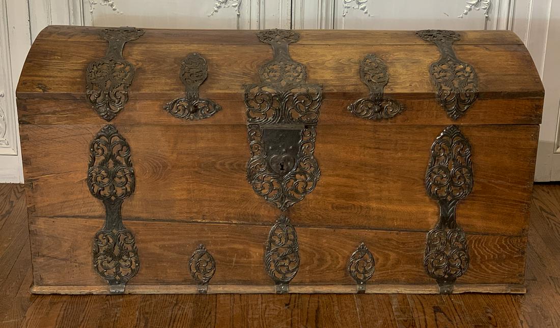 Massive 19th Century Continental Chest (1 of 15)