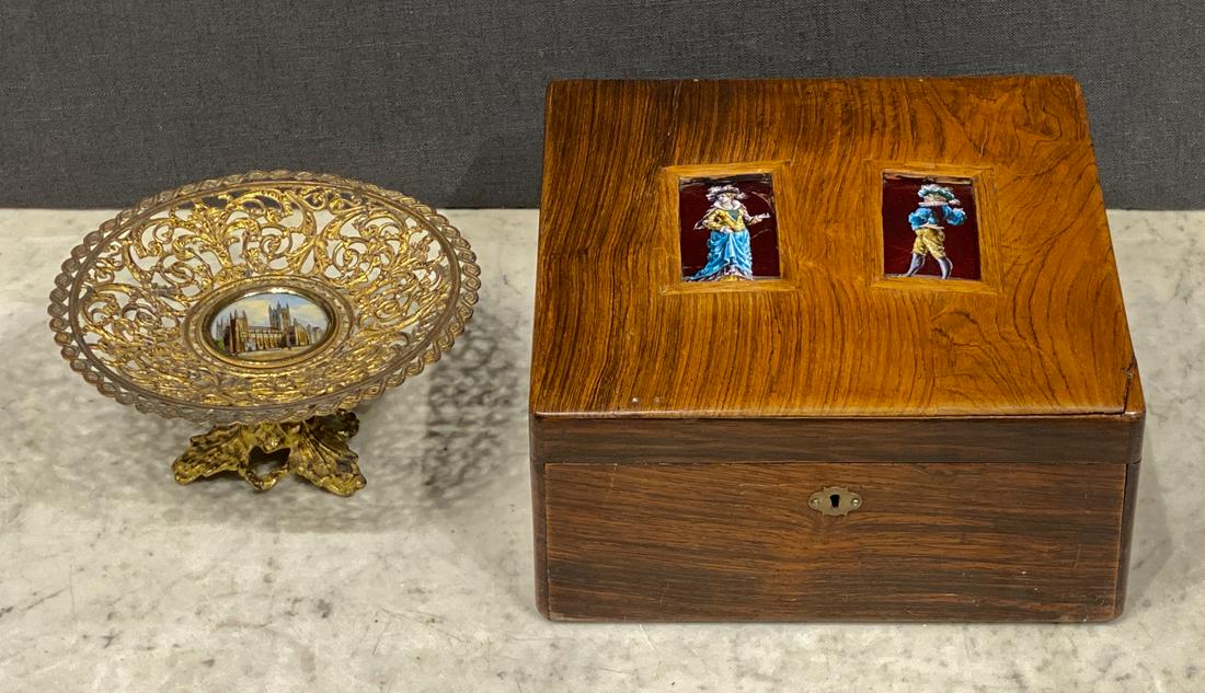Two French Limoges Style Enameled Articles (1 of 5)