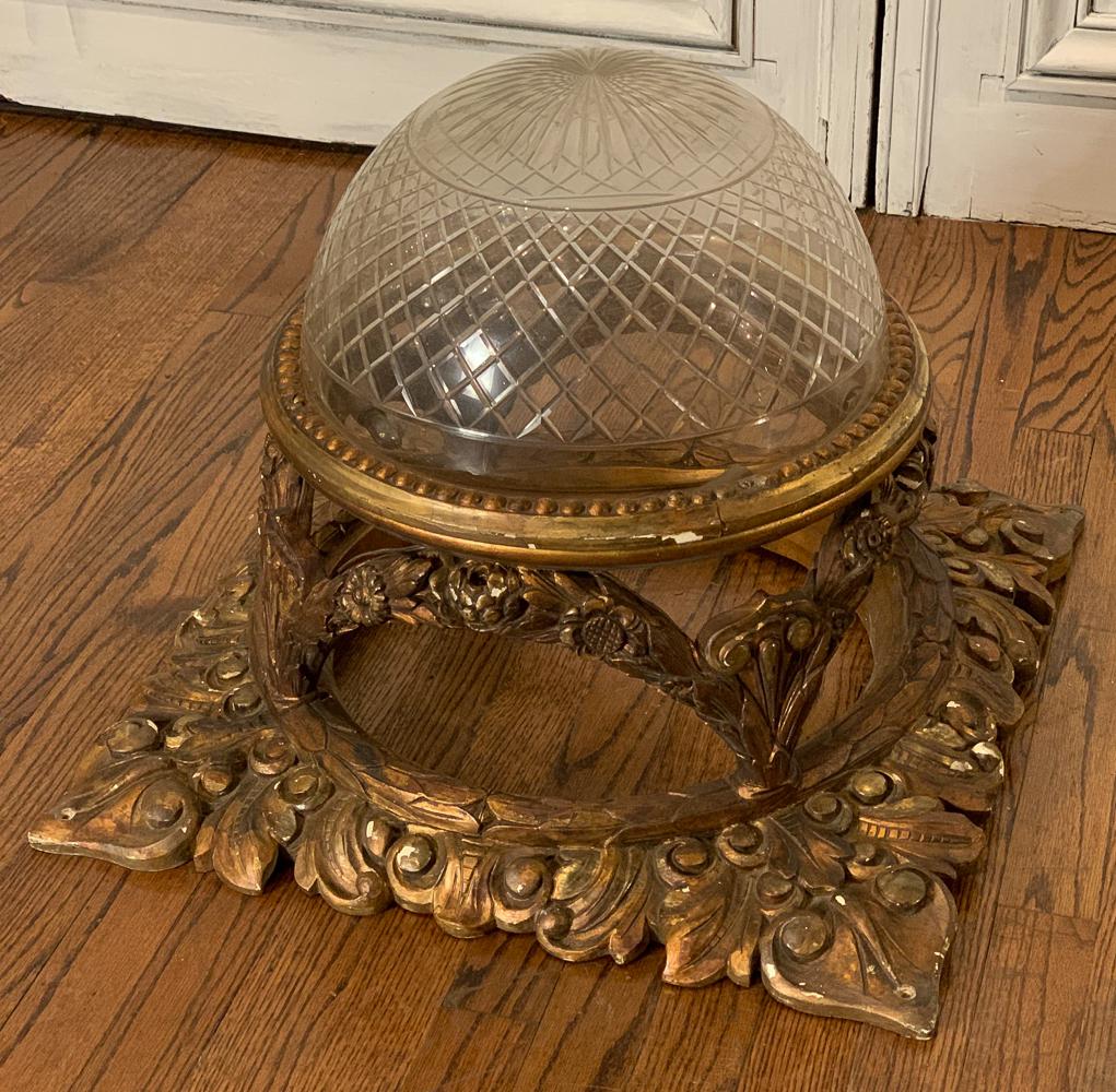 Continental Carved Giltwood Dome Light (1 of 8)