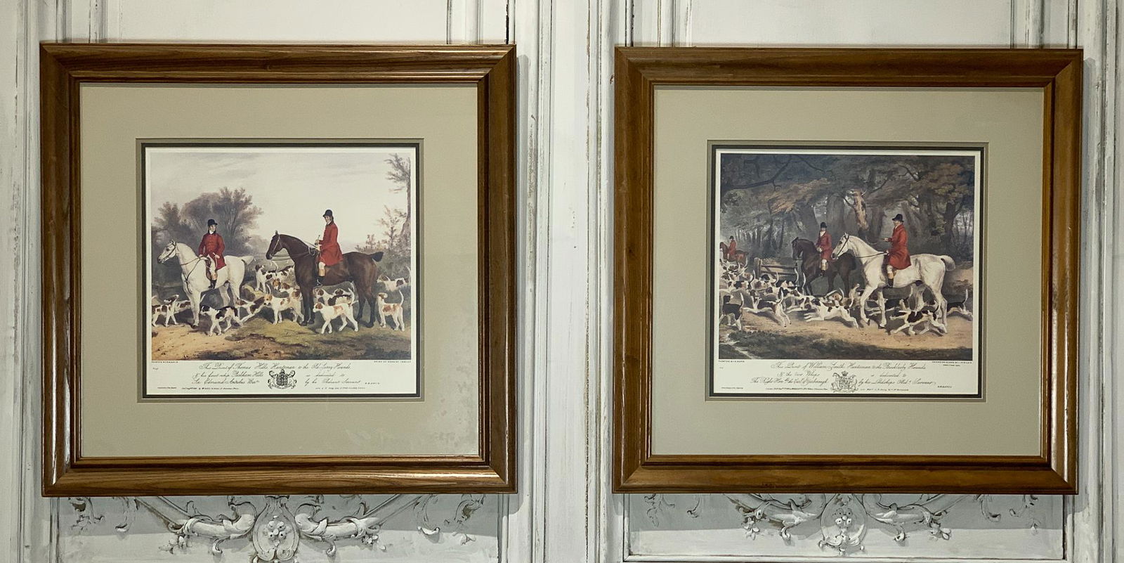 R.B. Davis, Pair Of Framed Lithographs (1 of 9)