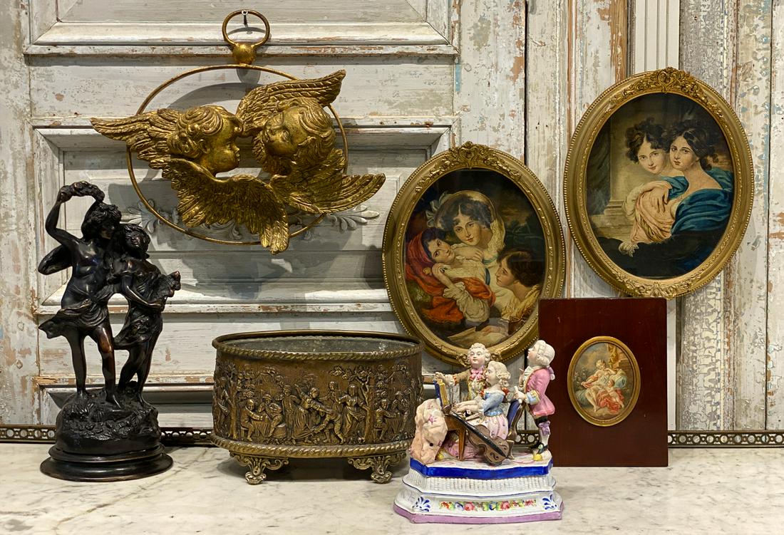 7 Piece Lot Of Antique Accessories And Art (1 of 8)